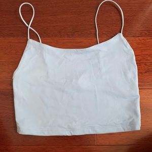 Blue Crop top